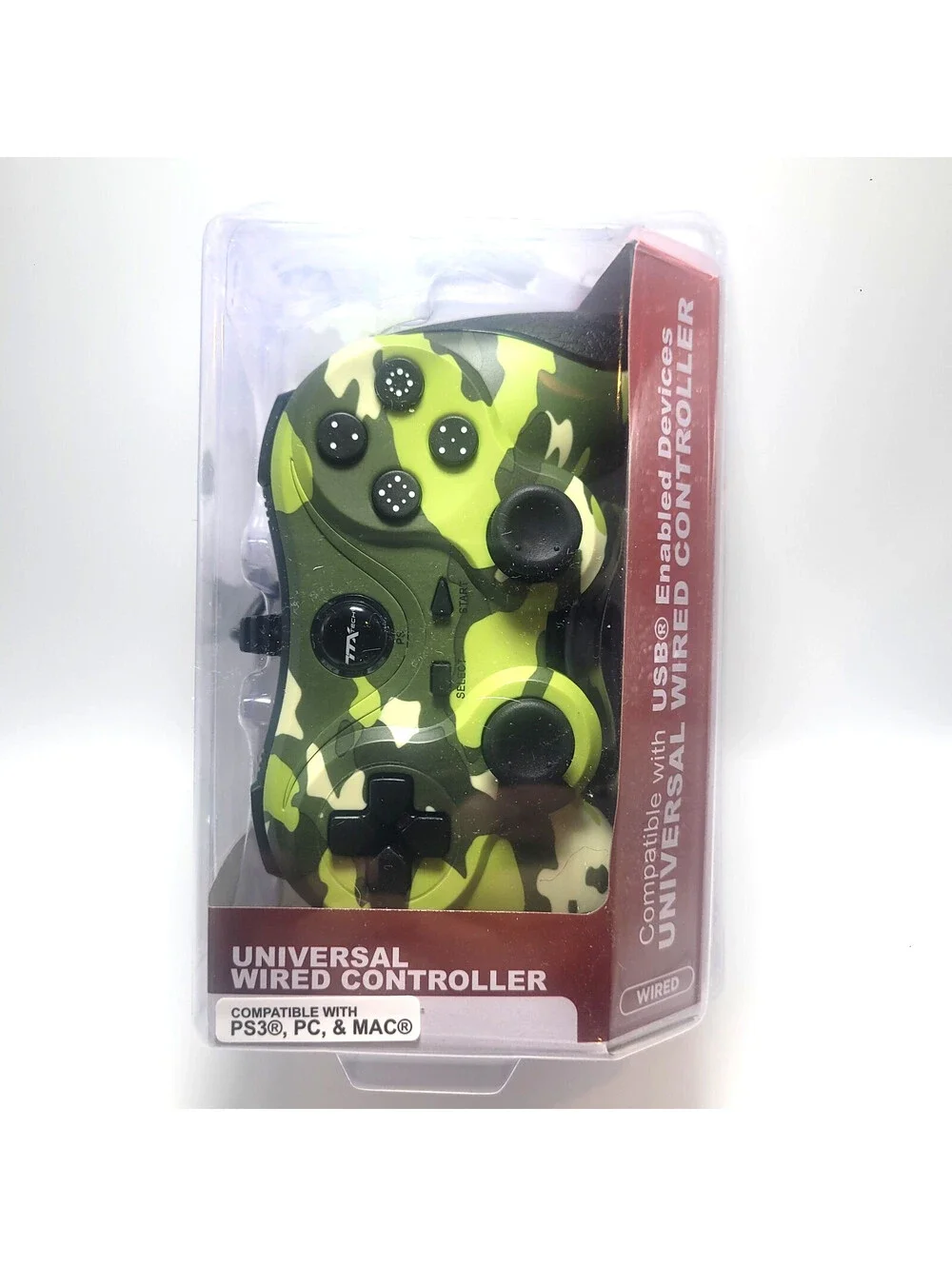 PlayStation 3 Wired Controller for PS3 / PC / USB by TTX Tech - Camouflage